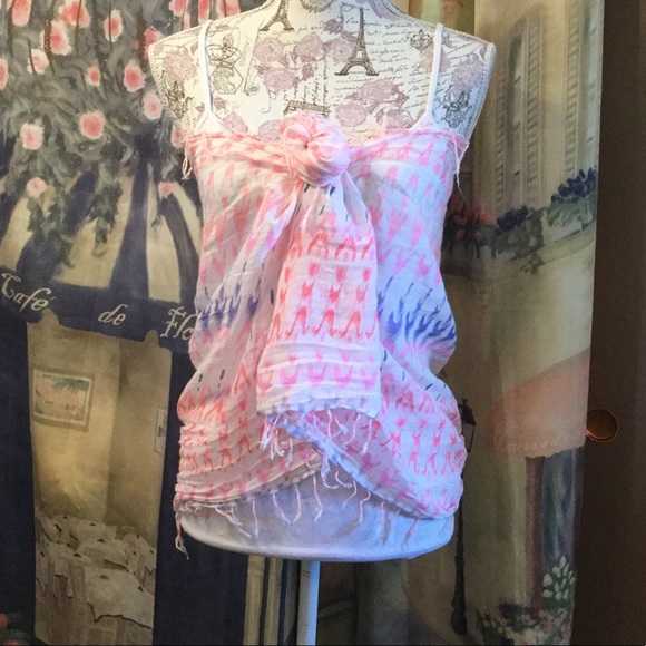 🆕Anthropologie Boho Infinity Scarf 🌸🐳🌼 - Picture 5 of 8